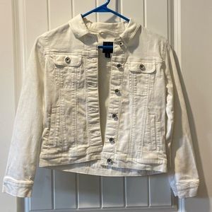 Gap Kids White Jean Jacket